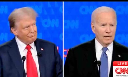 Oh my goodness, why is Biden’s voice so hoarse? Watch him glitch right out of the gate…