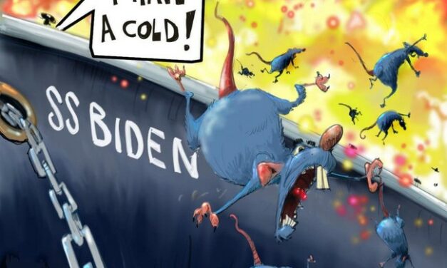 Bonus Cartoon: On the SS Biden, the Rats Are Jumping Ship