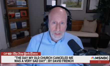 David French Can’t Resist Firing On Former Allies