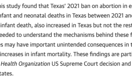 Debunking The Media-Fueled Claim That Texas’ Pro-Life Law Caused A Rise In Infant Deaths