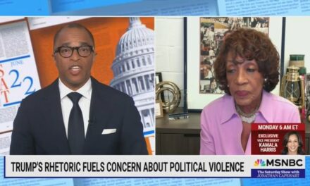 MSNBC, Maxine Waters Fearmonger About Violence Under Trump