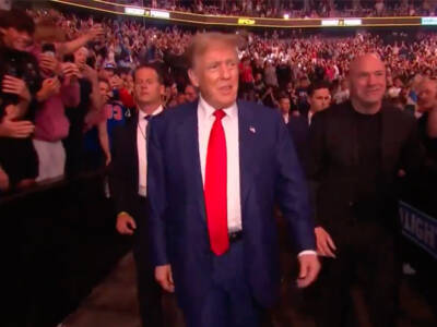 THE DON TAKES UFC: Crowd Goes Insane as Trump Arrives at UFC Main Event