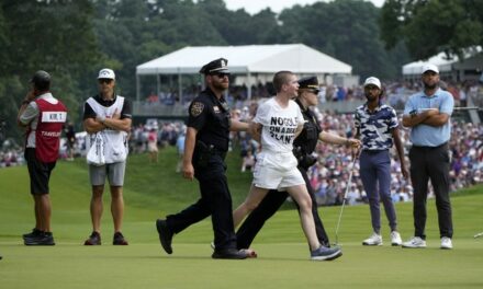 Protesters Tried to Ruin a PGA Event, but Police Were Ready to Smack Them Down