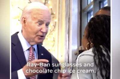 TO THE NURSING HOME: Senile Biden Says He’s ‘Famous for Chocolate Chip Ice Cream’
