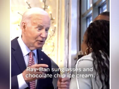 TO THE NURSING HOME: Senile Biden Says He’s ‘Famous for Chocolate Chip Ice Cream’