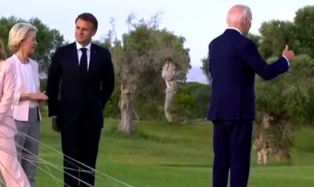 CNBC, Ex-Senator Heidi Heitkamp Imply Video of Biden Wandering Off at G-7 Is a ‘Deepfake’