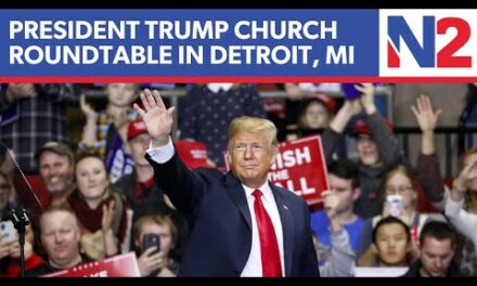 LIVE: President Donald Trump speaks at Church Roundtable in Detroit | NEWSMAX2