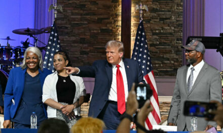 Trump Courts Black Voters at Detroit Event
