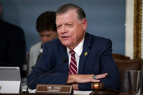 Rep. Tom Cole (R-Okla.) speaks during a House Rules Committee meeting in Congress in Washington on June 20, 2023. (Madalina Vasiliu/The Epoch Times)