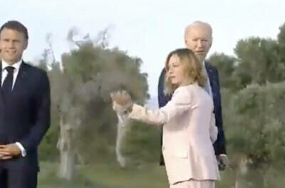 HARD TO WATCH: Senile Biden Wanders Off in Italy, Foreign Leaders Grab Him