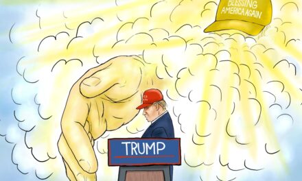 A.F. Branco Cartoon – Devine Intervention