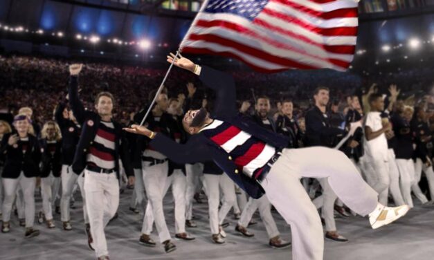 Olympic Games Delayed As USA Flag Bearer LeBron James Flops Again