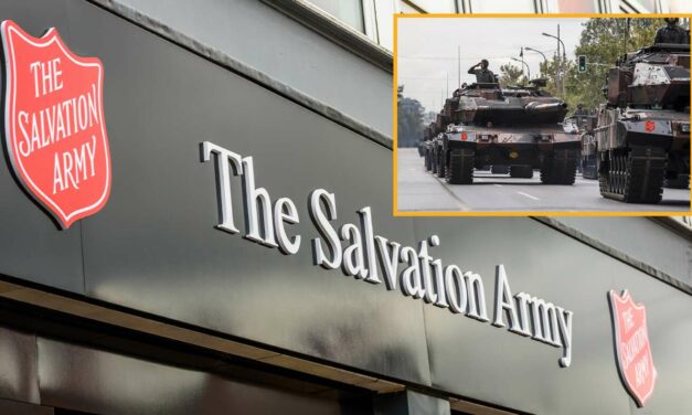 Concerns Salvation Army Taking Military Metaphor Too Far As They Introduce Tank Brigade