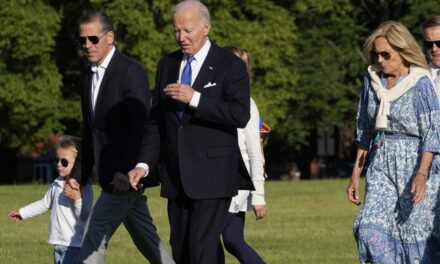 Biden Hilariously Does Holiday Meme of Himself While Hunter and Ashley Get Into the Fireworks