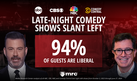 Late Night DNC: 94 Percent of Late Night Guests Are Liberal