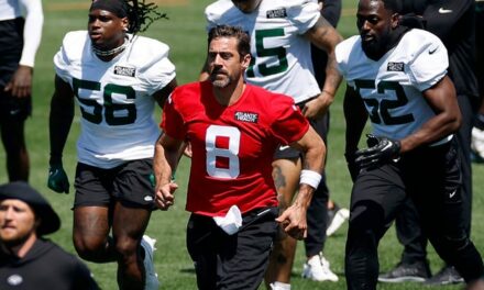 Aaron Rodgers Resurfaces At UFC 303 In Vegas After Skipping Jets Mandatory Minicamp