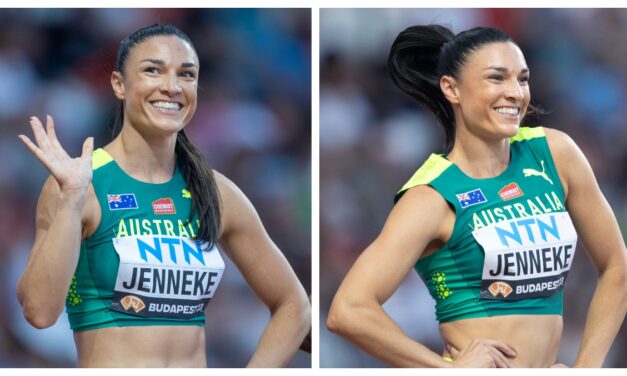 Australian Hurdler Michelle Jenneke & Her ‘Jiggling’ Warm-Up Routine Are Headed To The Olympics As A Captain