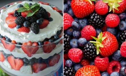 Celebrate America with this creamy, dreamy, red, white and blue trifle: Get the recipe