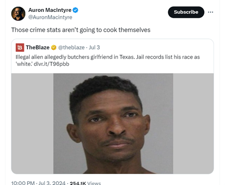 Dallas Jail Lists Black Illegal Alien Murder Suspect “White” – and It’s Not the First Time This Has Happened