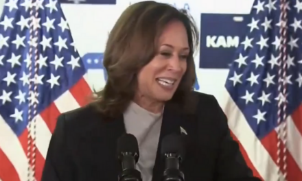 Watch: “Joe Biden” calls into Kamala Harris campaign stop, but the streets say it’s FAKE