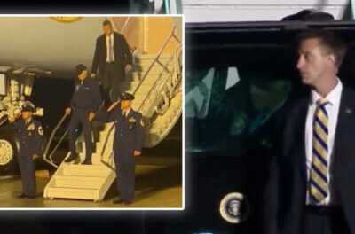 DOWNWARD SPIRAL: ‘Sick’ Biden Can Barely Exit Air Force One, Needs Help into Limo