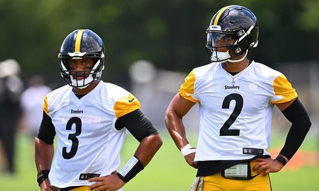 Russell Wilson Already Hurt, Justin Fields Gets First-Team Quarterback Reps With Steelers