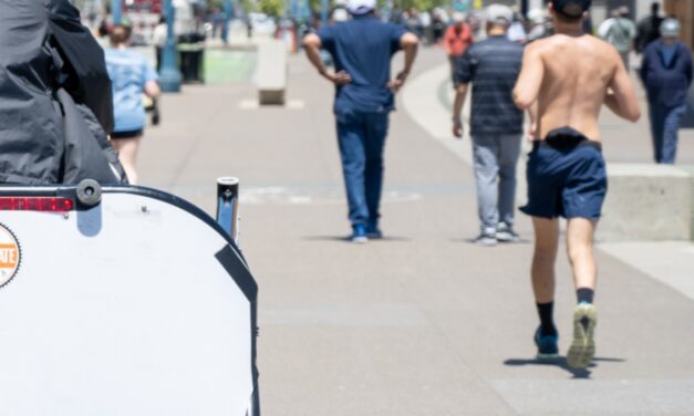 Video: Venice Boardwalk Brawl Broken Up When Pedicab Driver Ran Into The Brawlers With His Bike