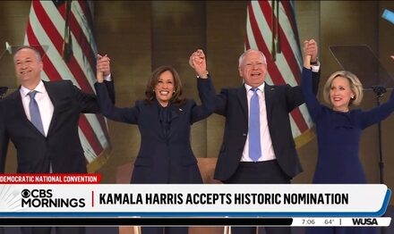 ‘Sound of History’; CBS Swoons Kamala’s DNC Speech Was ‘Feat of Political Athleticism’