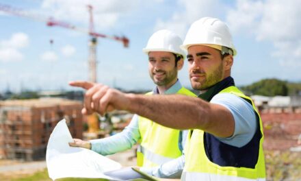 Construction Superintendent Arrives On Site To Point And Nod At Things