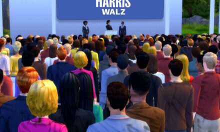 Video Of Massive Kamala Harris Crowd Appears To Have Been Filmed In ‘The Sims’