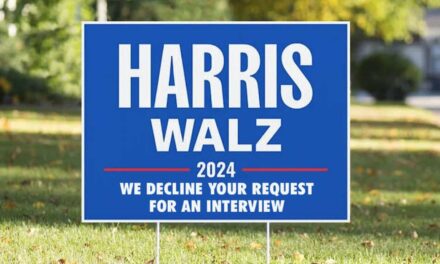 Kamala’s Team Releases New Campaign Slogan: ‘We Decline Your Request For An Interview’