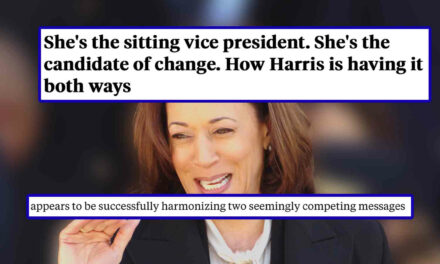 Corporate media is all-in for Kamala and it couldn’t be more obvious … Just look at this headline from the AP