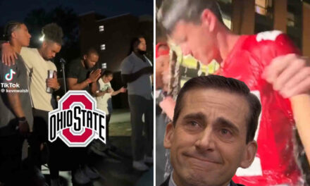 Here’s your whitepill for today: 60 people baptized as Ohio State football stars hold worship service on campus