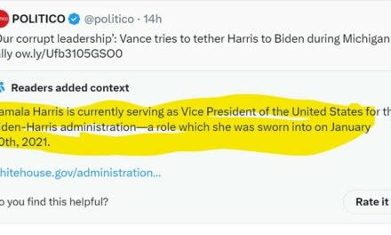 Spreading Scurrilous Aspersions: Vance ‘Trying’ to ‘Tether Harris to Biden’