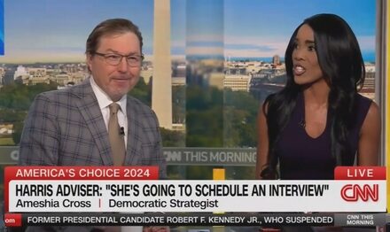 GOPer on CNN: Kamala Should Be Happy With A Muted Mic—She’s Muted Herself For A Month!