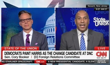 MODERATING? Jake Tapper Lets Cory Booker Use KILL-MAGA Metaphor Without Objection