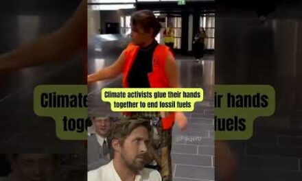 LOL: Climate Activists SUPER GLUE Hands Together to Stop Fossil Fuels