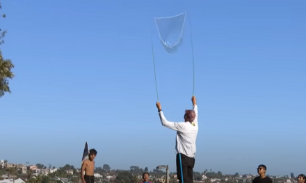 “Bubble Man” Cited For “Liquid Littering” In Liberal City