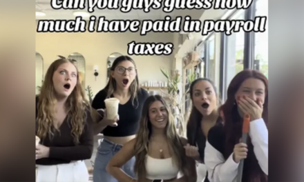 Salon owner shares how much she pays in taxes, watch her employees turn BASED in real-time