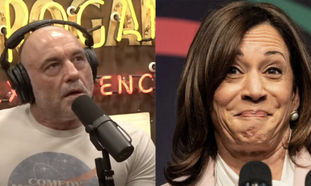 Watch: Joe Rogan warns media gaslighting over Kamala Harris could get her elected president