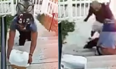 Enjoy: Porch pirate tries being slick, winds up eating fists when homeowner comes home at wrong time