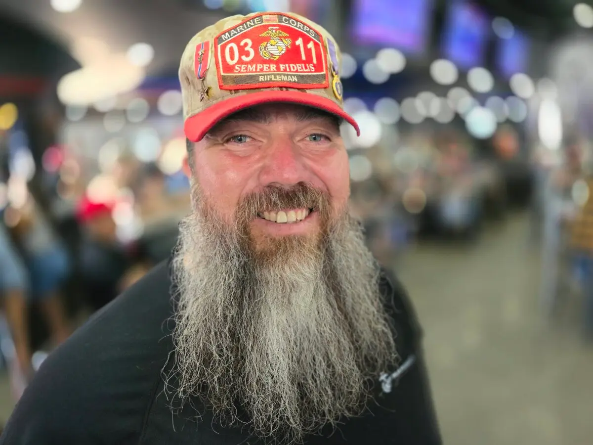 Amman Catalan, a Trump supporter from Surprise, Arizona, attended a Donald Trump rally in Glendale, Ariz., on Aug. 23, 2024. (Allan Stein/The Epoch Times)