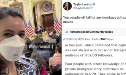 WaPo is investigating if Taylor Lorenz called Biden a “war criminal,” and we’re running out of popcorn!