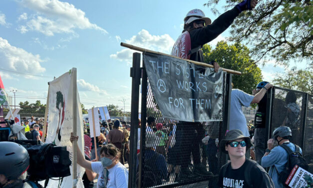 EXCLUSIVE: Daily Signal on Scene as Protesters Break Through Secret Service Perimeter at Democratic Convention