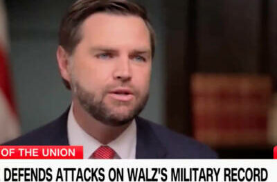 STOLEN VALOR: Vance Calls Out Walz for ‘Lying About Military Service’