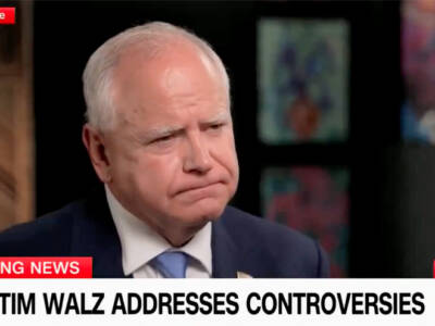 WATCH: Tim Walz Never Denies He LIED About His Military Service