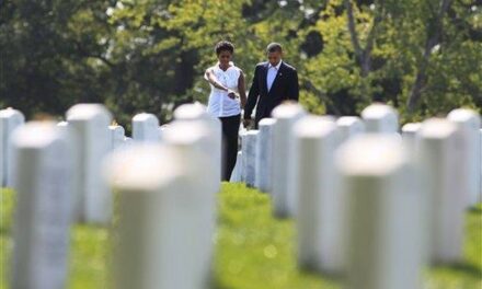 Sanctimonious Dems Rage at Trump Visit to Arlington, Should’ve Checked the Mirror First