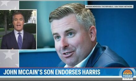 NBC Lauds McCain Son Voting Kamala, Skip Walz’s Brother Denouncing Him