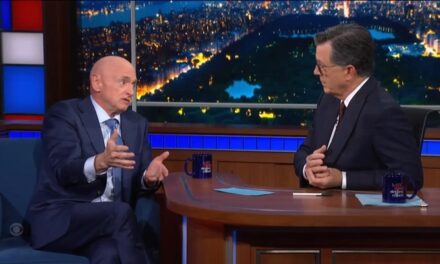 Late Night DNC: Colbert Plots Strategy With Sen. Kelly