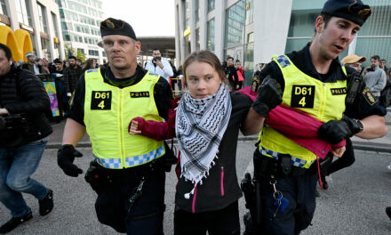 Greta Thunberg Nabbed by Cops During Anti-Israel Protest